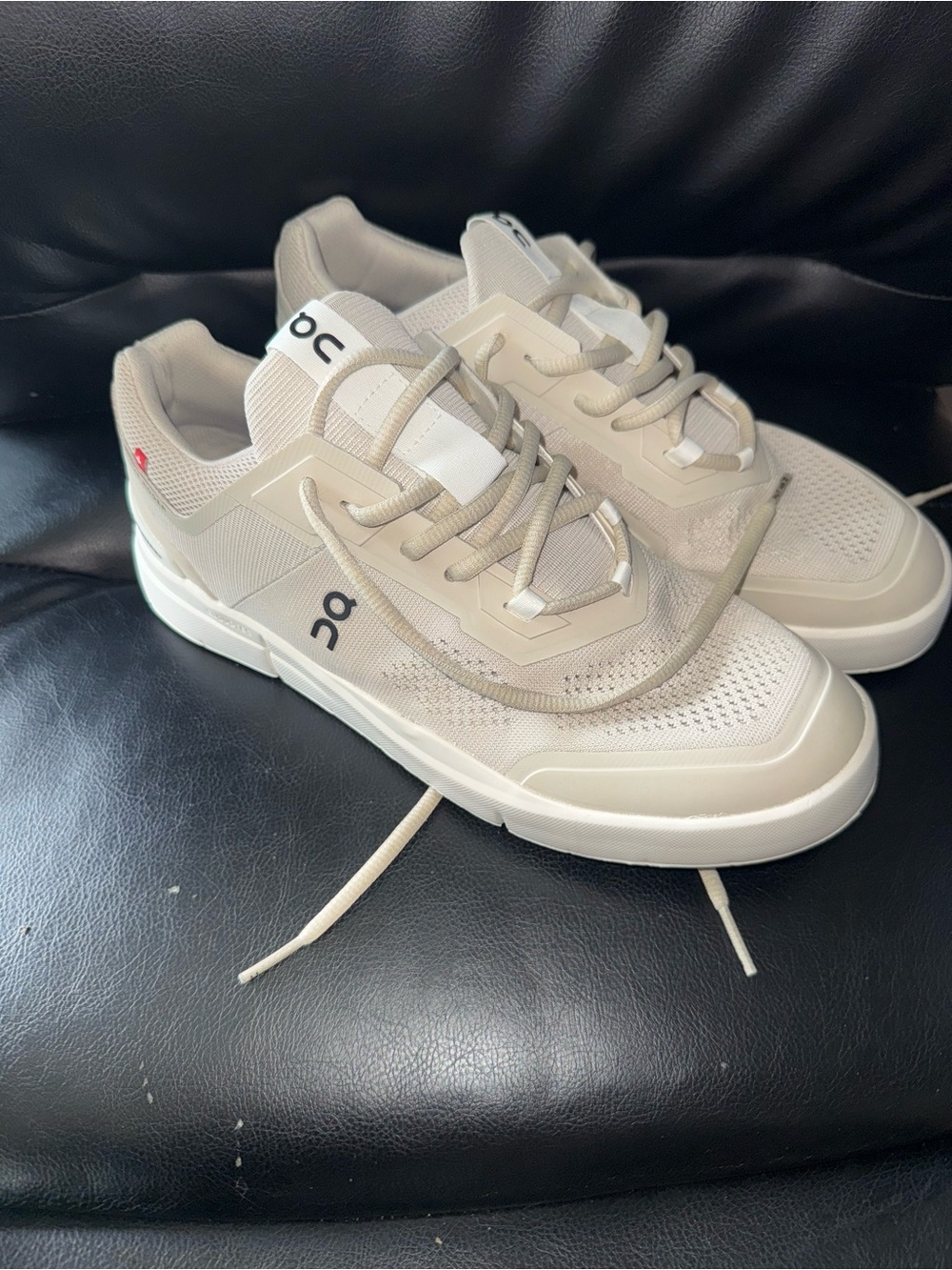 On Running Women's Sneakers in Beige and White